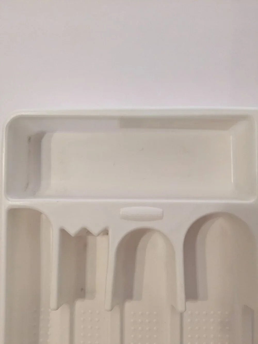 Rubbermaid White Silverware Tray Flatware Utensil Hold Drawer Organizer 2925